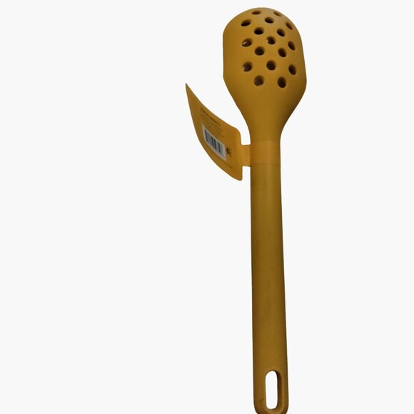 CWC Silicone Slotted Spoon Yellow Cook With Color Kitchen Utensil - Picture 2 of 6